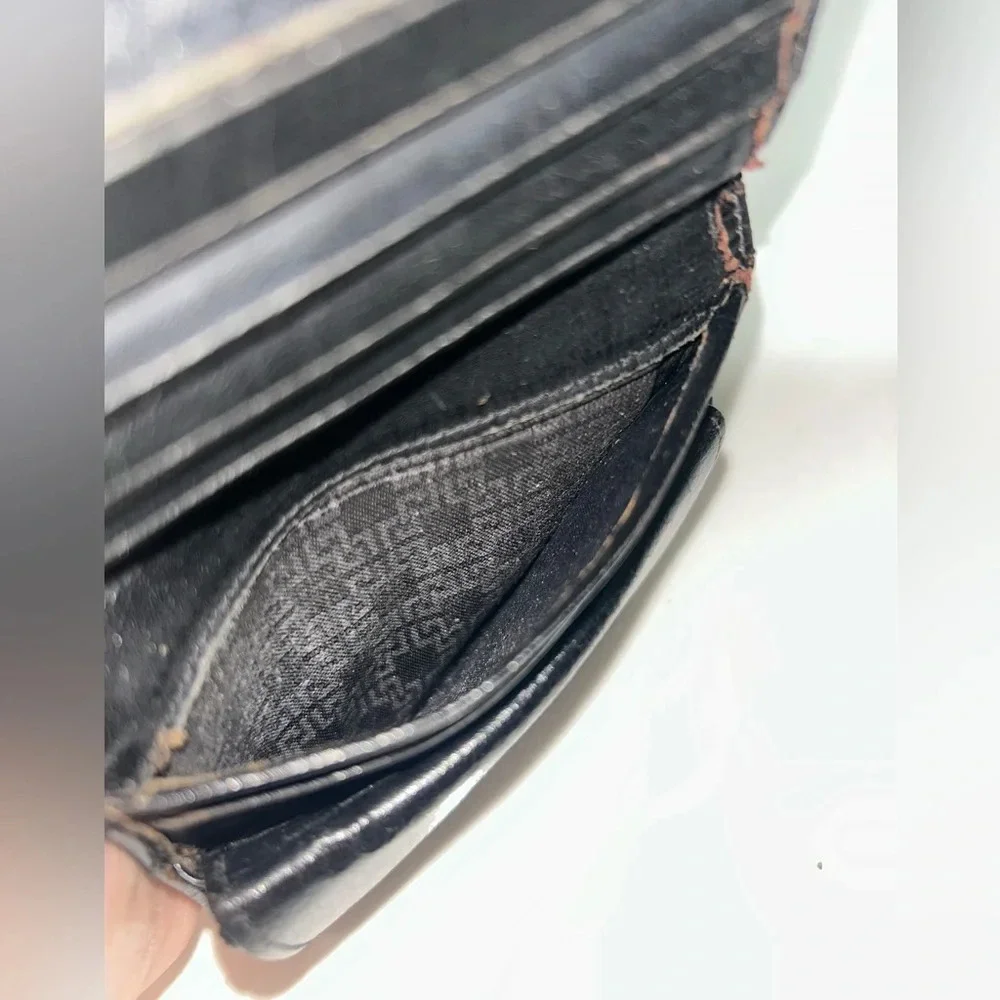 Givenchy Black Leather Bifold Wallet